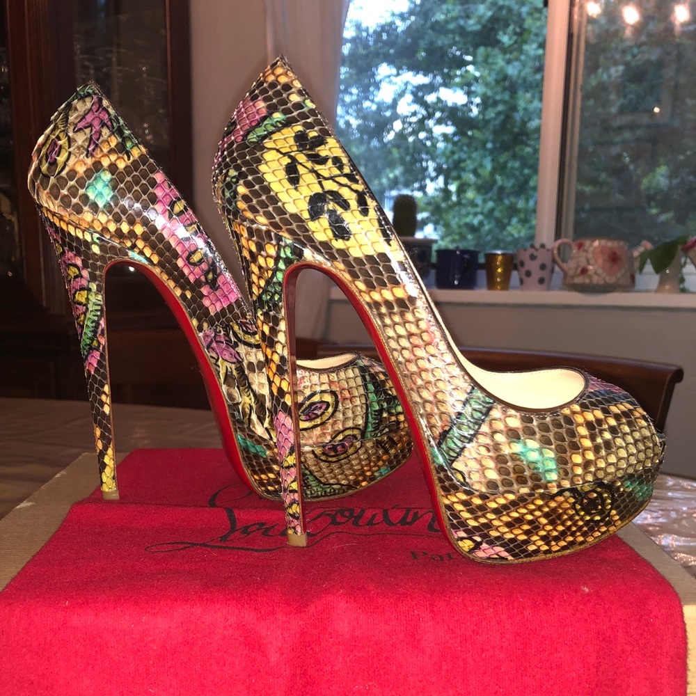 Rare! Christian Louboutin Lady Peep